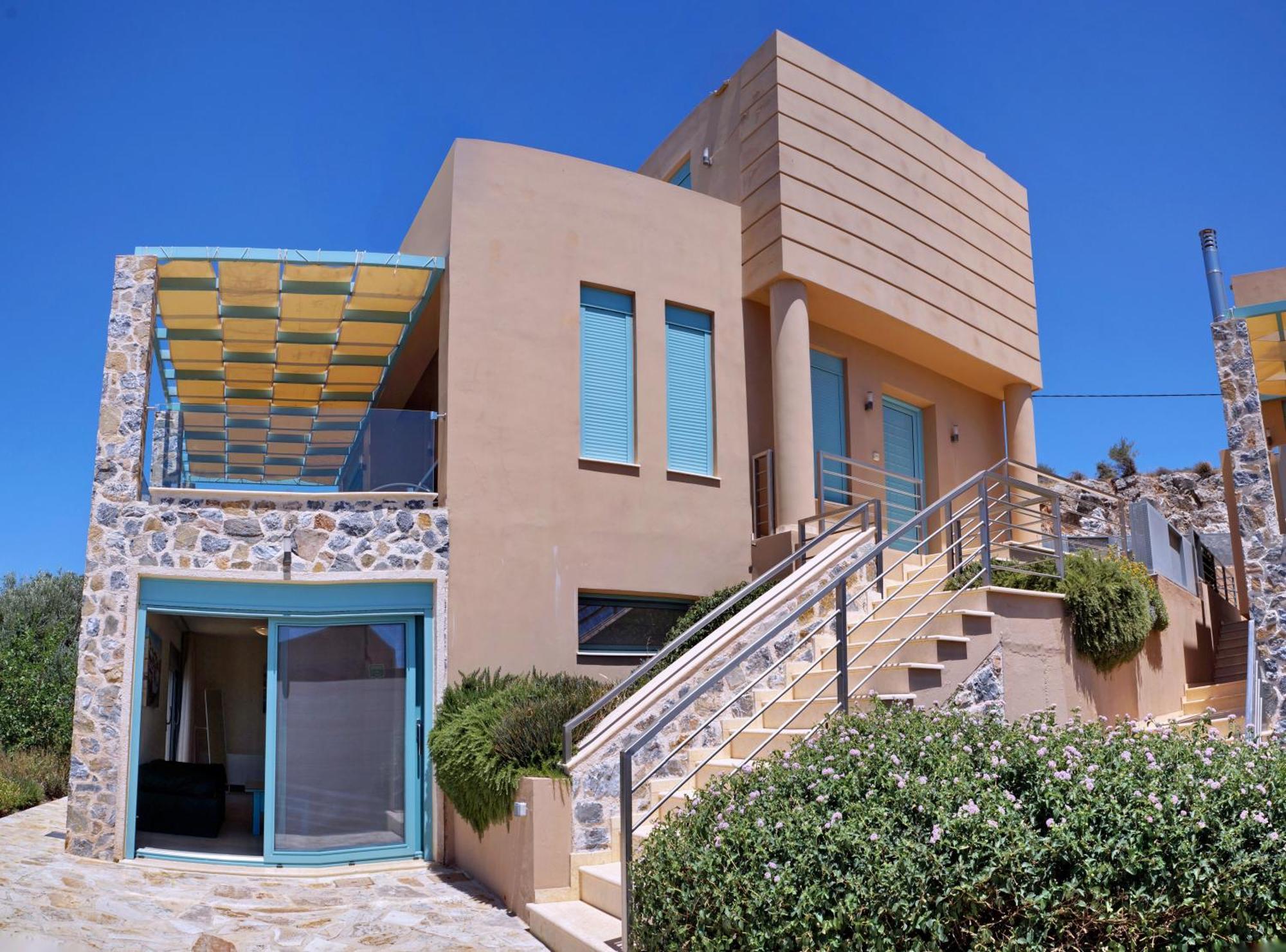 Ouzo Panoramic Houses 1, With Private Pool Plomari Dış mekan fotoğraf