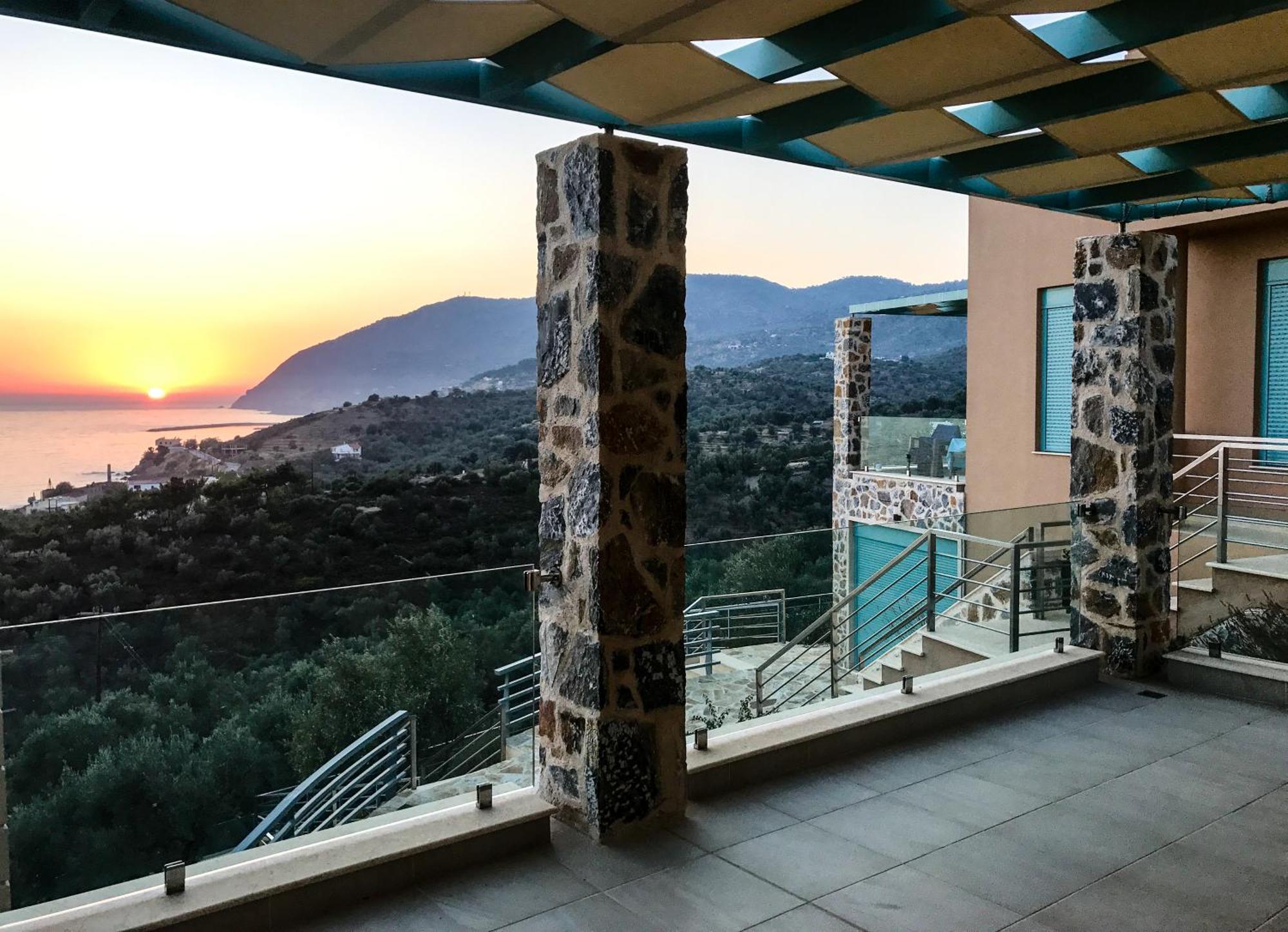 Ouzo Panoramic Houses 1, With Private Pool Plomari Dış mekan fotoğraf