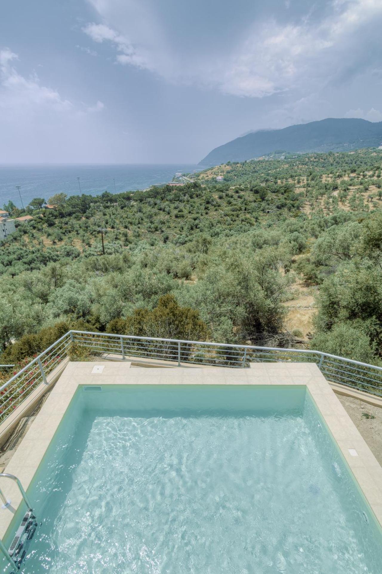 Ouzo Panoramic Houses 1, With Private Pool Plomari Dış mekan fotoğraf