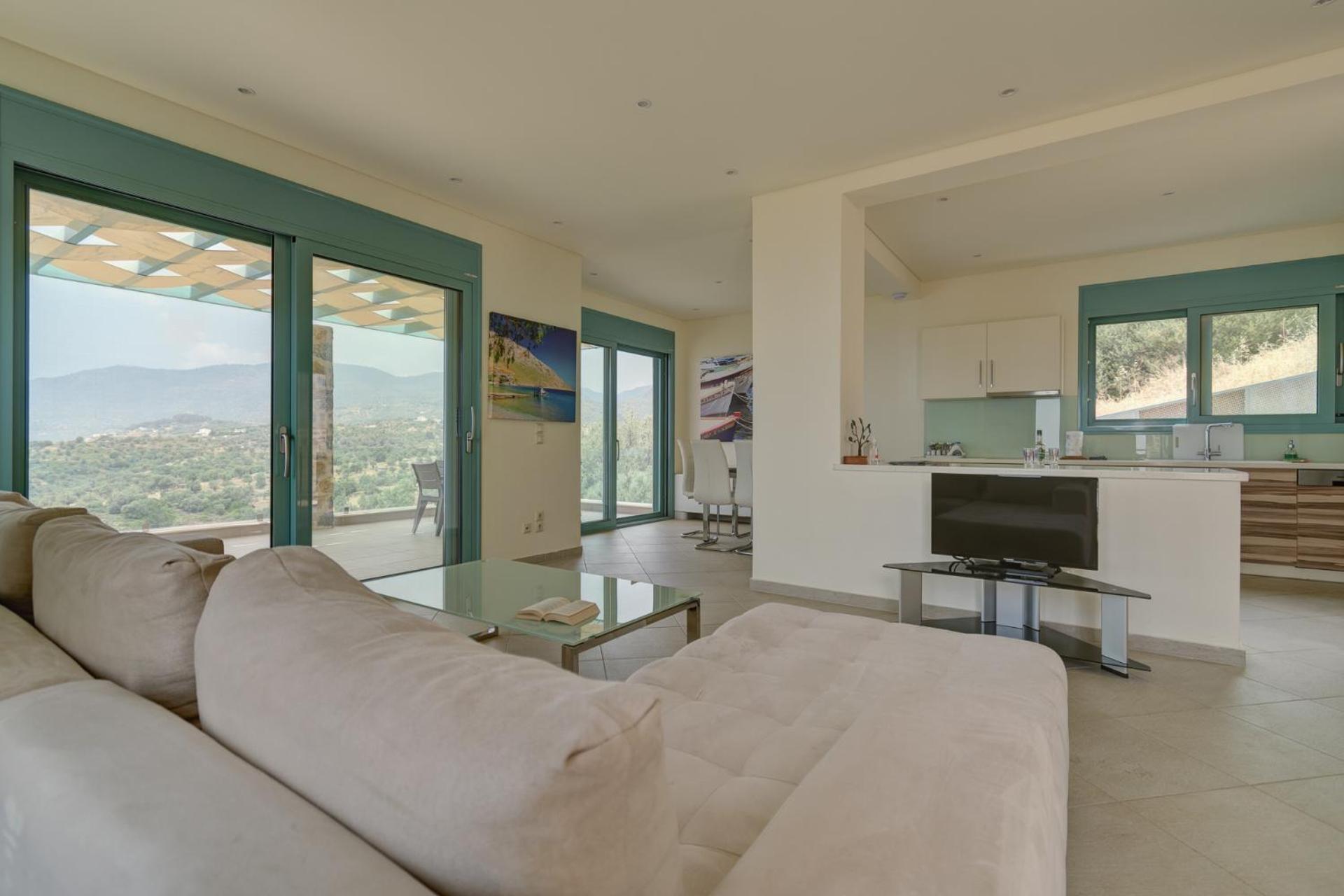 Ouzo Panoramic Houses 1, With Private Pool Plomari Oda fotoğraf